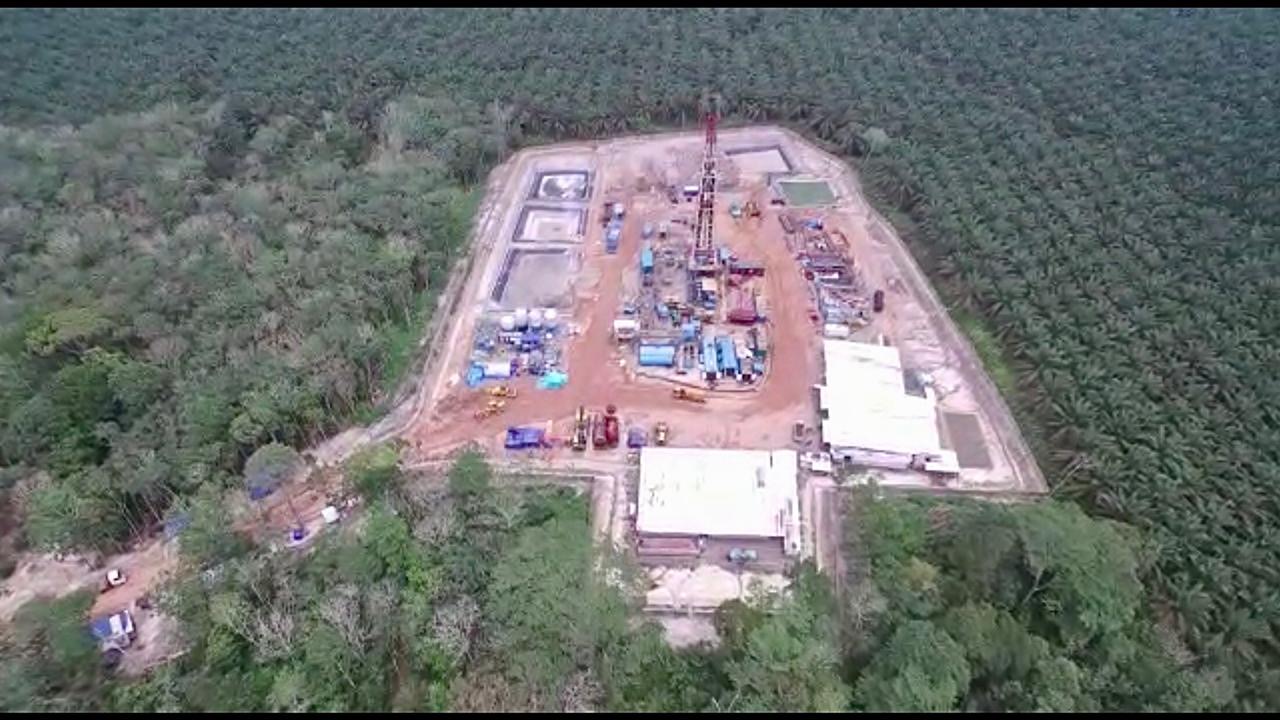 Sumur Eksplorasi Sungai Gelam Timur-001 (SGET-001) Sungai Gelam jambi. Foto: pertamina.com