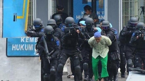 Ilustrasi penangkapan terduga teroris. Foto: aa.com.tr/id