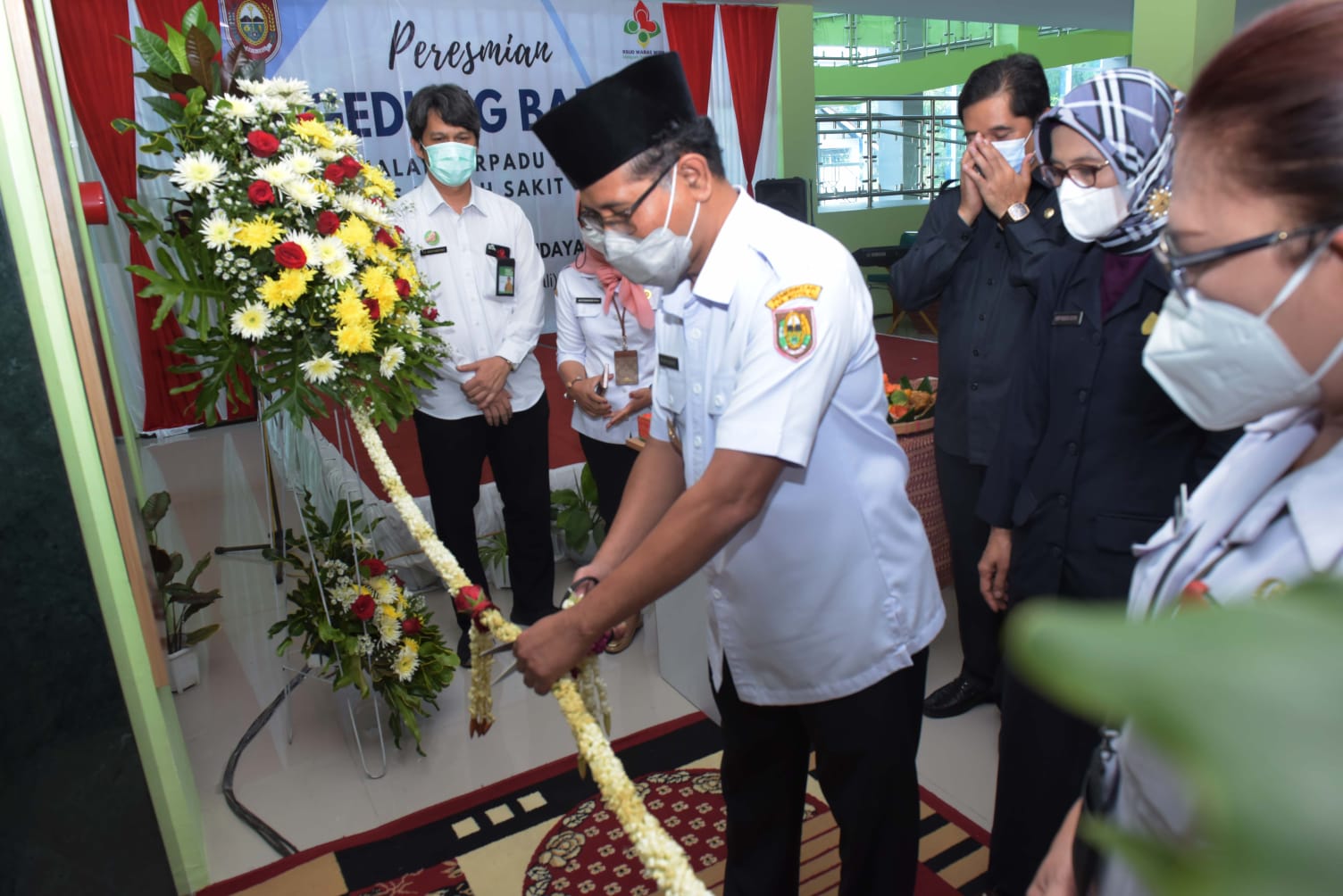 Bupati Boyolali, Said Hidayat saat meresmikan gedung baru RSUD Waras Wiris. Foto: Diskominfo Boyolali