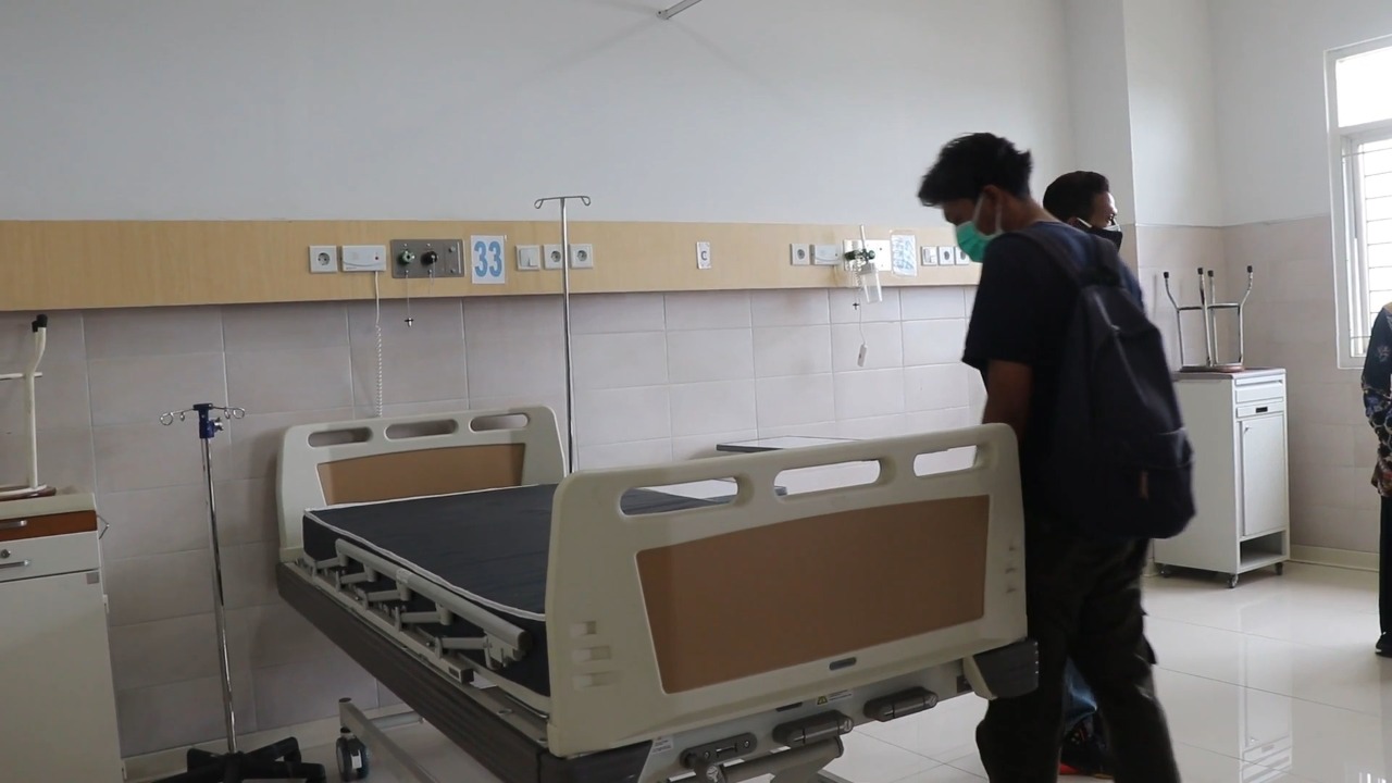 Salah satu ruang isolasi pasien Covid-19 di RSUD Temanggung. Foto: jatengprov.go.id