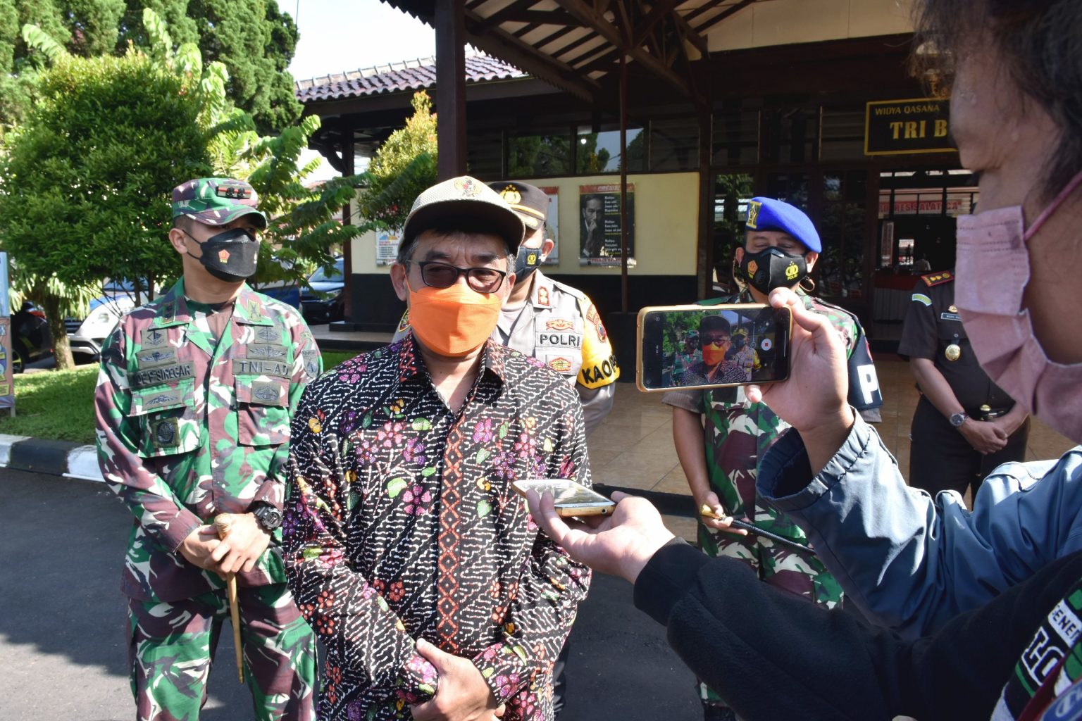 Wakil Wali Kota Salatiga, Muh. Haris usai Apel Gelar Pasukan Operasi Keselamatan Lalu Lintas Candi 2022. Foto: jatengprov.go.id