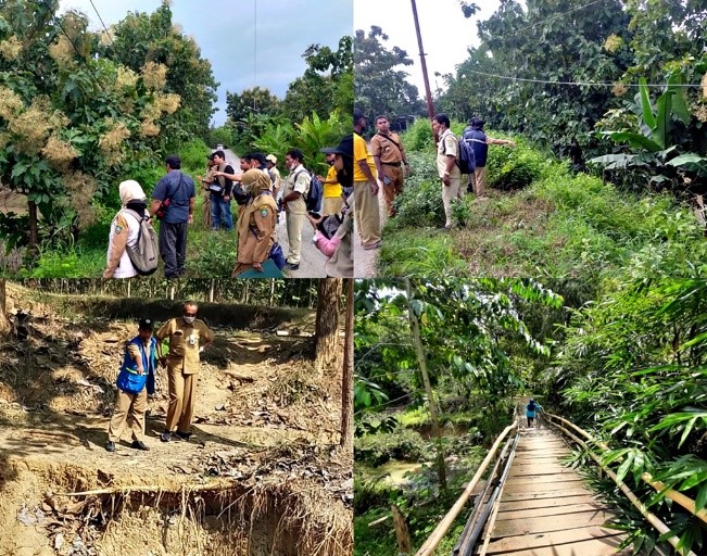 Pemantauan lokasi rawan longsor di Kabupaten Blora. Sumber: blorakab.go.id