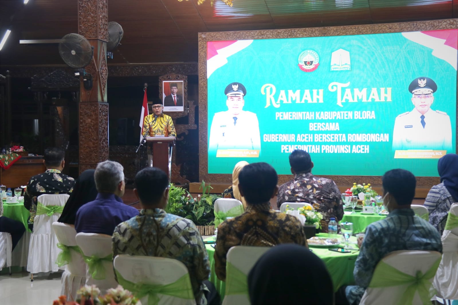 Acara ramah tamah Pemkab Blora dengan Pemprov Aceh. Sumber: blorakab.go.id