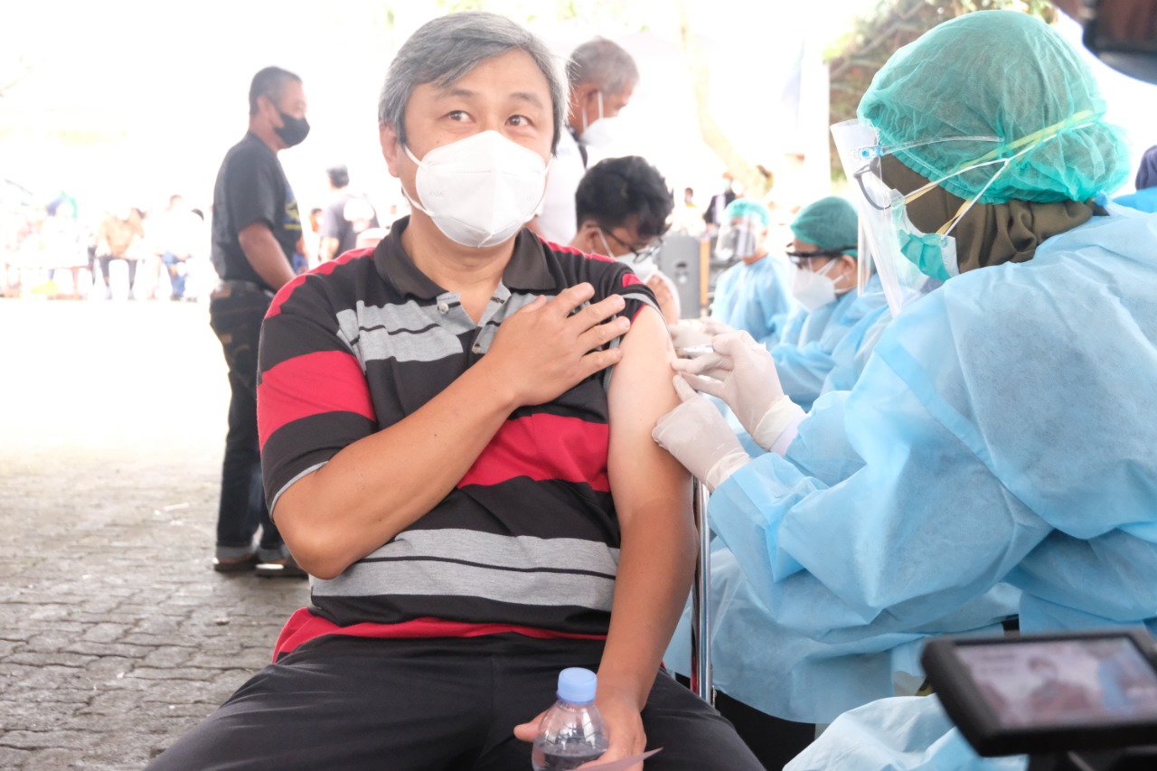 Pemkab Temanggung lakukan percepatan vaksinasi Covid-19 dosis ketiga. Sumber foto: temanggungkab.go.id