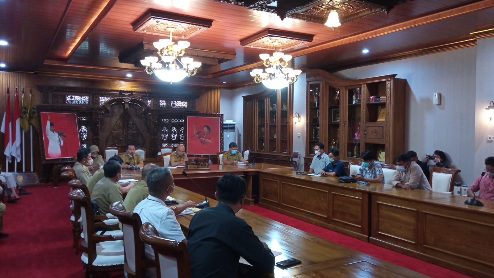 Rapat evaluasi Bupati bersama Komisi Pengawasan Pupuk dan Pestisida, Senin (18/4). Sumber: jepara.go.id