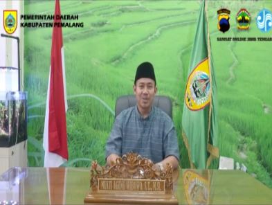 Bupati Pemalang, Mukti Agung Wibowo, saat menyosialisasikan pembayaran pajak kendaraan bermotor. (Foto: instagram.com/kominfo_pemalang).