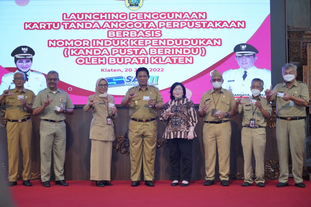 Dispersip Klaten launching “Kanda Pusta Berindu” pada Senin (20/6). Foto: Diskominfo Katen