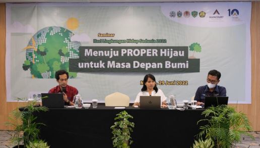 Seminar “Menuju PROPER Hijau untuk Masa Depan Bumi”. Sumber foto: dokumentasi PTAR