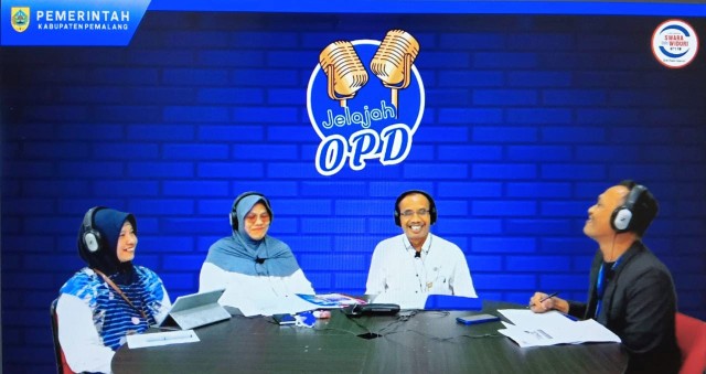 Disnaker Kabupaten Pemalang pada program talkshow “Jelajah OPD” LPPL Radio Swara Widuri. Sumber foto: pemalangkab.go.id
