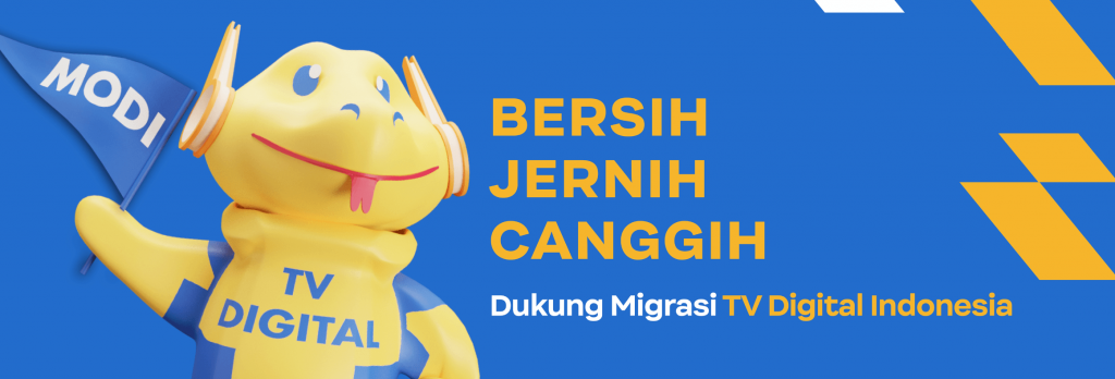 Banner migrasi TV digital Indonesia. Sumber: kominfo.go.id