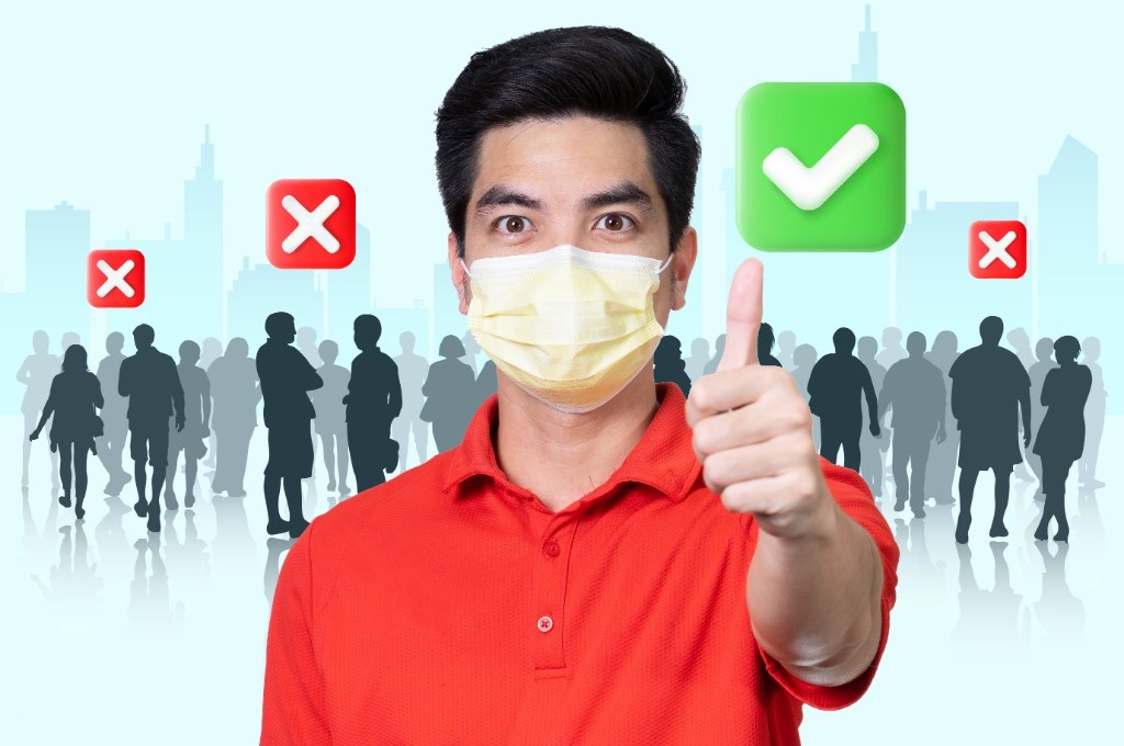 Poster #TetapPakaiMasker. Sumber: covid19.go.id