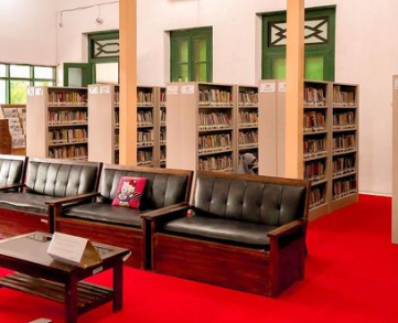 Salah satu sudut di perpustakaan daerah Klaten. Sumber: Instagram Dispersip Klaten