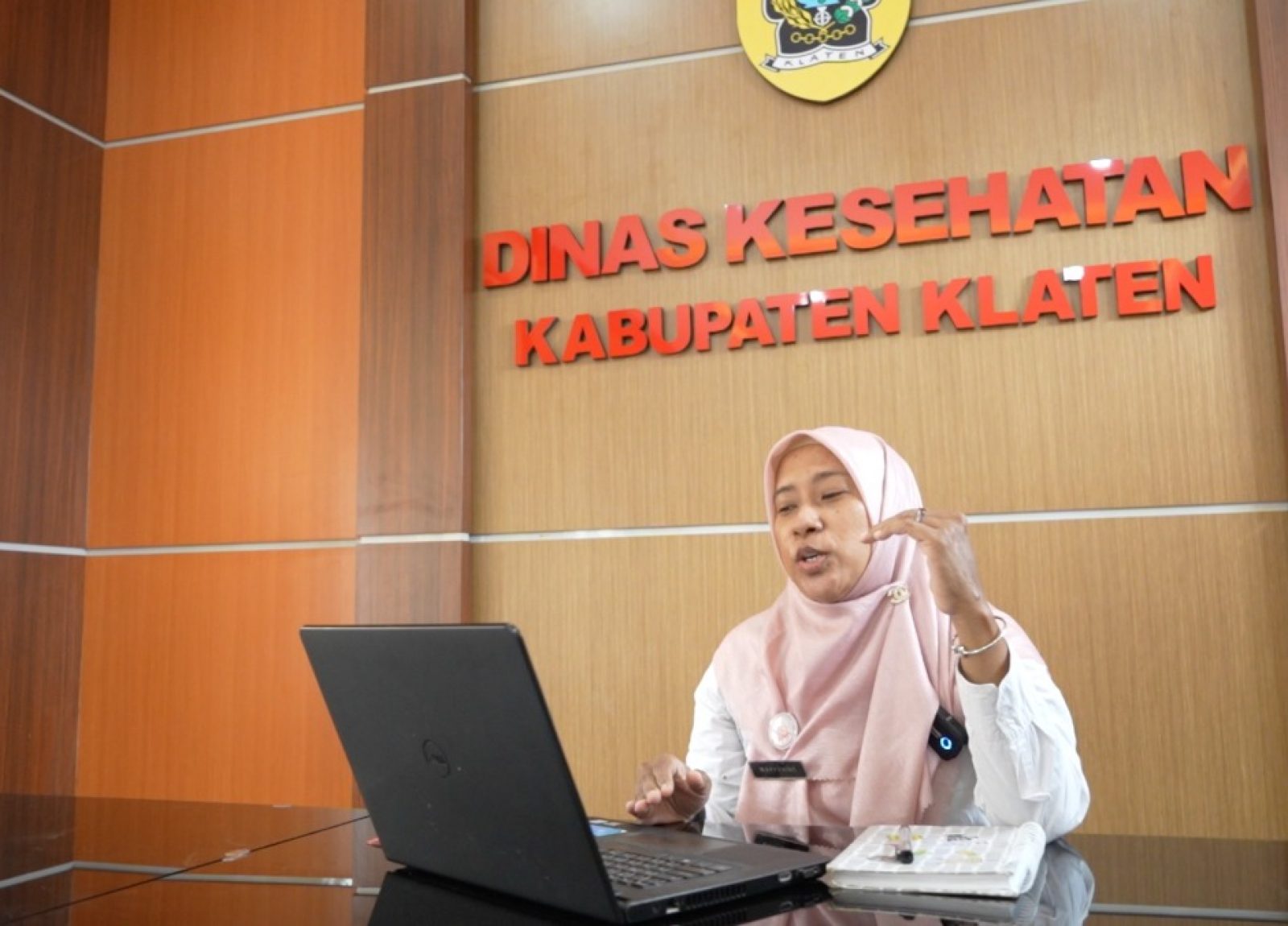 Kasi Pengendalian Penyakit Bersumber Binatang Bidang P2M Dinkes Klaten, Wahyuning Nugraheni. Foto: klatenkab.go.id