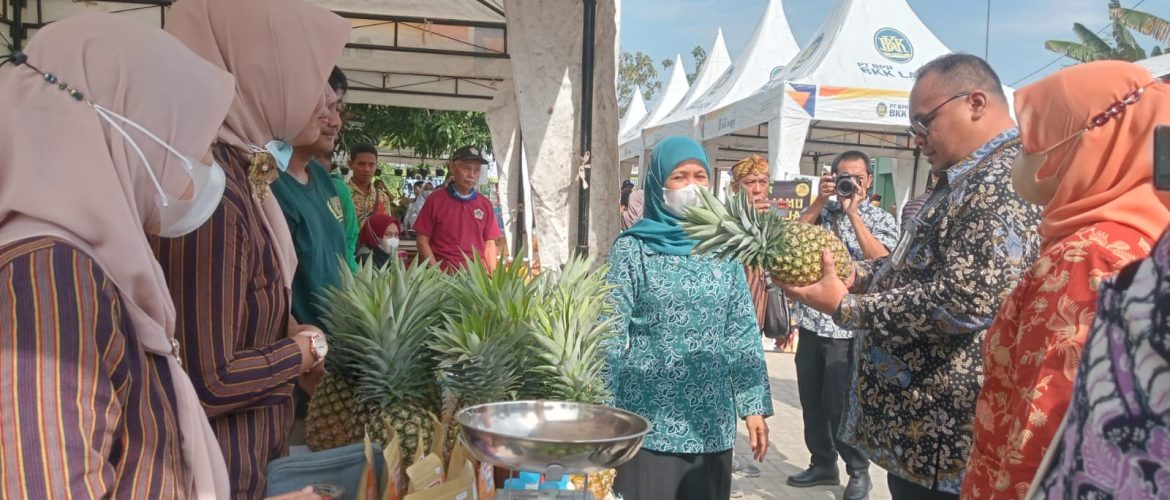 Bupati Rembang saat menghadiri acara Pasar Tani di daerahnya, Kamis (21/7). Sumber: rembangkab.go.id