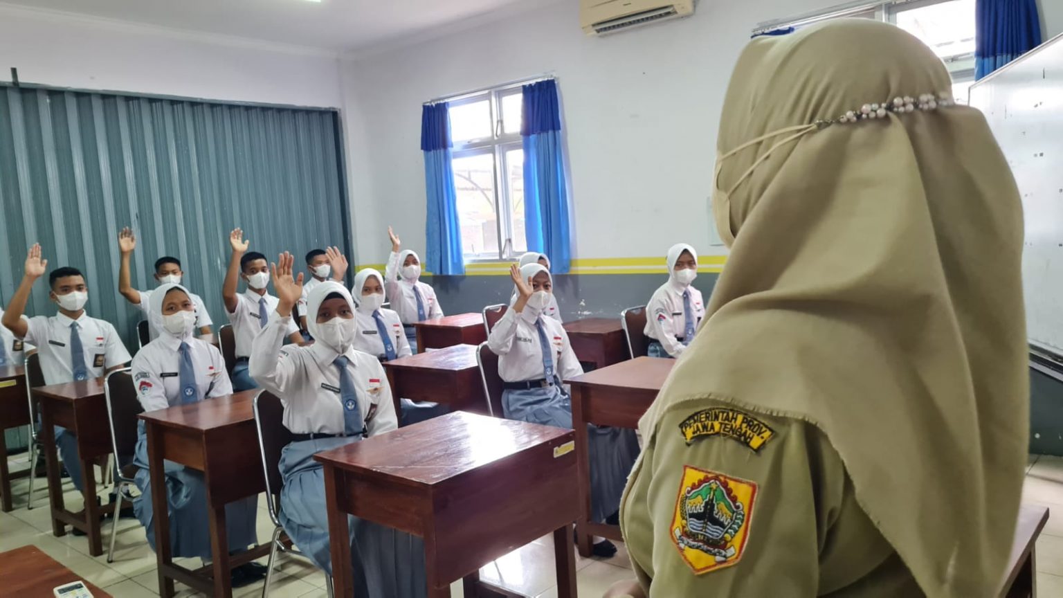 Suasana pembelajaran dalam kelas. Foto: jatengprov.go.id