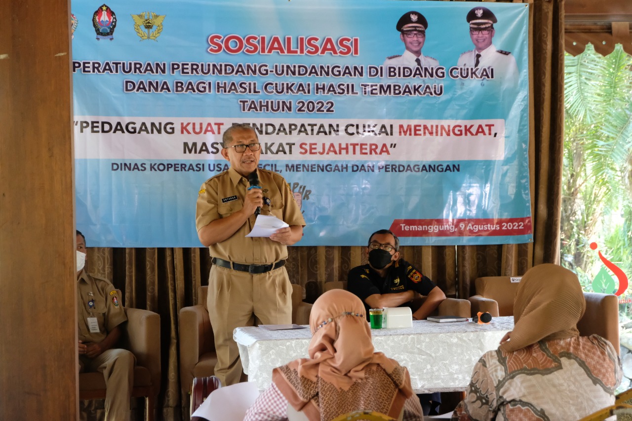 Kepala Dindagkop Temanggung, Entargo Yutri Wardono. Foto: temanggungkab.go.id