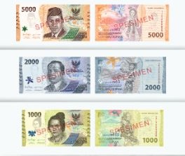 Uang rupiah baru. Foto: bi.go.id