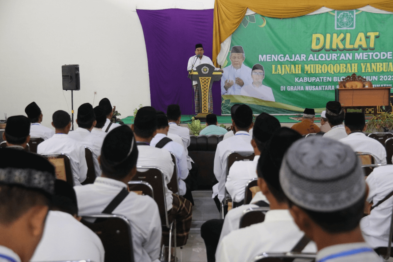 Bupati Blora, Arief Rohman, saat menghadiri acara Diklat Mengajar Alquran Metode Yanbu'a, Minggu (18/8). Sumber: blorakab.go.id