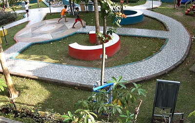 Salah satu ruang terbuka hijau (RTH) di Kelurahan Brontokusuman, Kota Yogyakarta. Foto: jogjakota.go.id