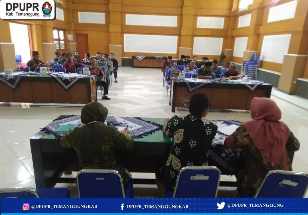 DPUPR Temanggung saat Rakor Inventarisasi Daerah Sempadan Sumber Air, Kamis (29/9). (Foto: instagram.com/dpupr_temanggungkab)