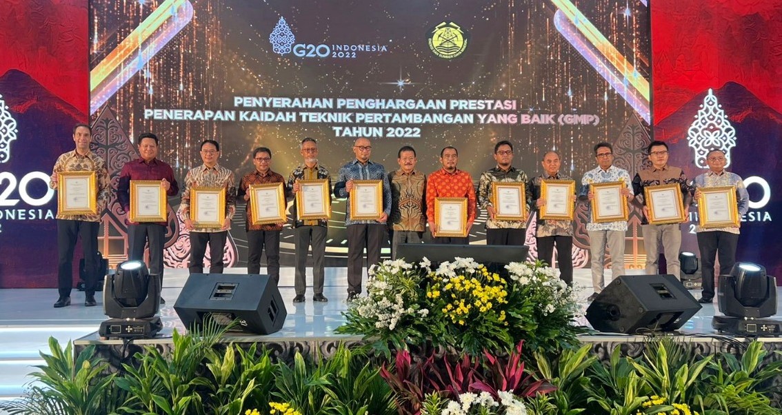 Good Mining Practices (GMP) Award 2022 Kementerian ESDM. Sumber foto: dokumentasi PTAR