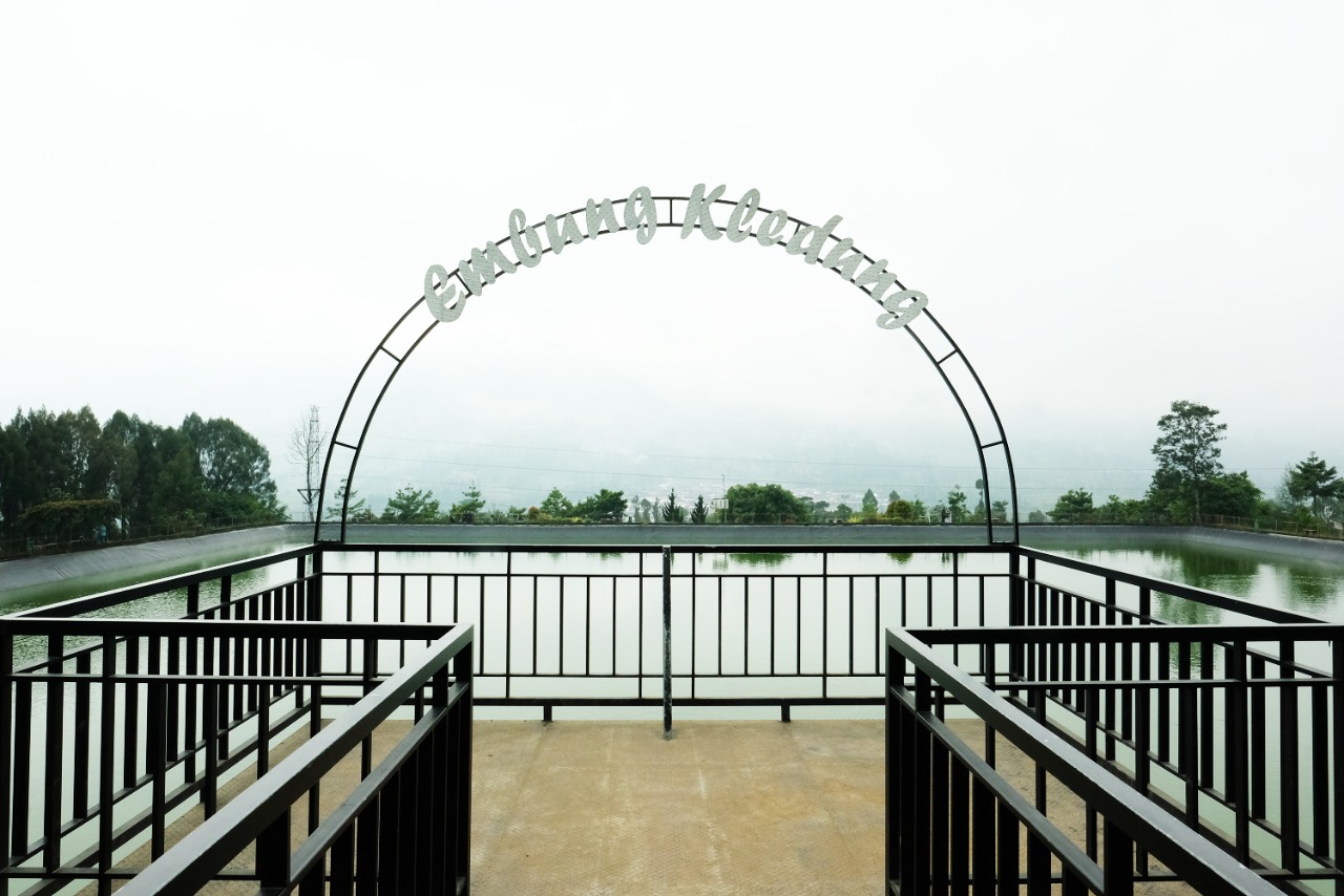 Wisata Embung Kledung di Desa Wisata Kledung. (Foto: temanggungkab.go.id)