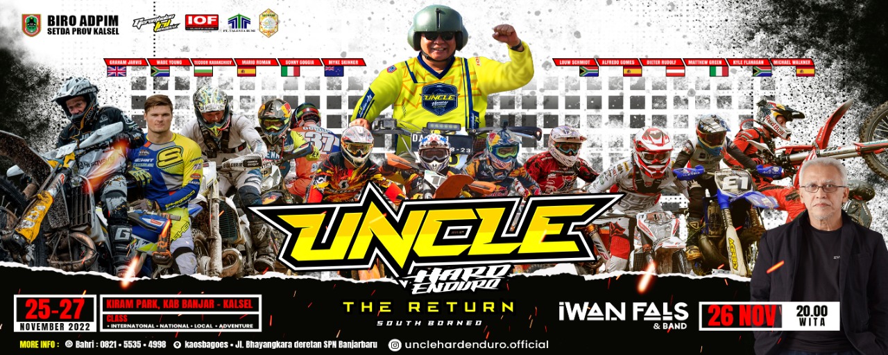 Poster kompetisi Uncle Hard Enduro 2022. Foto: Adpim Kalsel