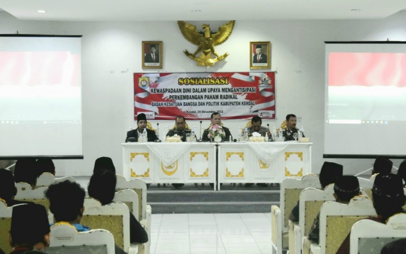 Kegiatan Sosialisasi Kewaspadaan Dini oleh Kesbangpol Kendal. Foto: kendalkab.go.id