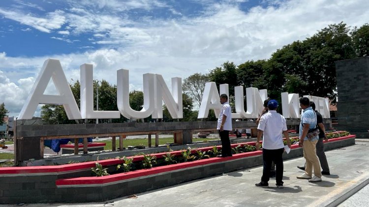 Ikon tulisan baru Alun-alun Klaten. Foto: disperakim.klaten.go.id