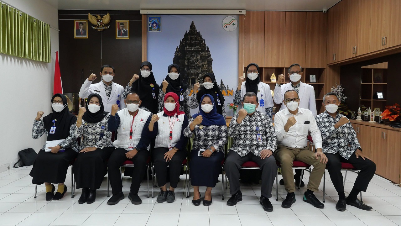 Kegiatan tim LAFKI saat survey akreditasi di RSUD Prambanan. Foto: slemankab.go.id
