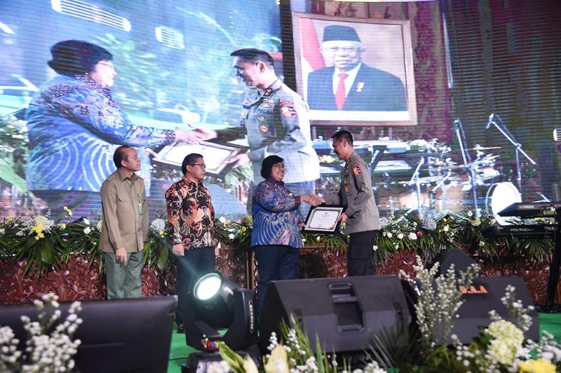  Menteri Siti saat Resepsi Hari Bakti Rimbawan ke-40, di Jakarta, Kamis (16/3/2023). Istimewa