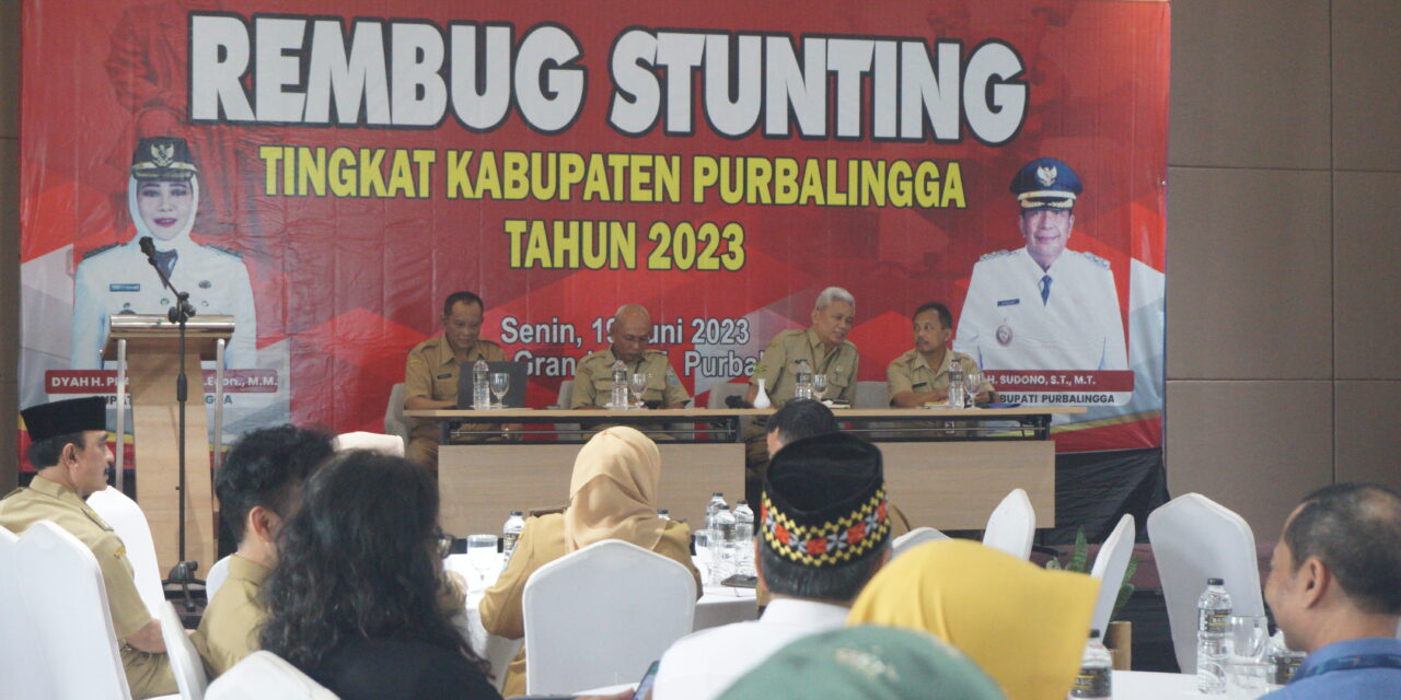 Pemkab Purbalingga gelar Rembug Stunting. Sumber foto: purbalinggakab.go.id