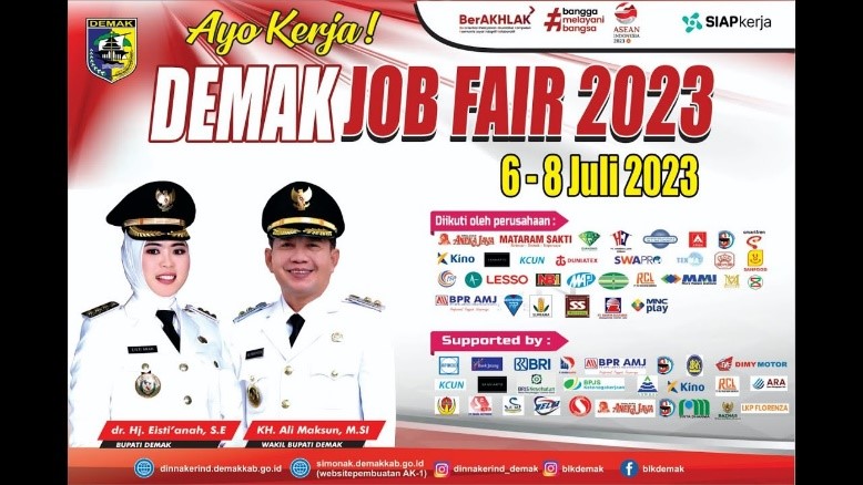 Demak Job Fair 2023. Sumber Foto: Youtube Dinkominfo Demak