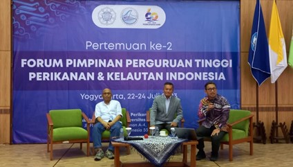 Pertemuan Pimpinan Perguruan Tinggi Perikanan dan Kelautan Indonesia (PF2TKI) di UGM. Foto: ugm.ac.id