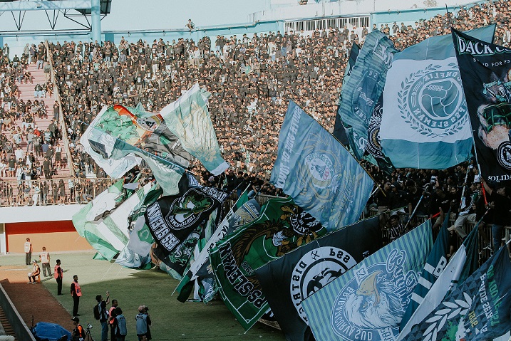 Suporter PSS Sleman, Brigata Curva Sud (BCS). Foto: Twitter @BCSXPSS_1976