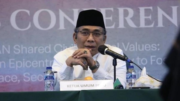 Ketua Umum Pengurus Besar Nahdlatul Ulama (PBNU), Yahya Cholil Staquf. Foto: nu.or.id