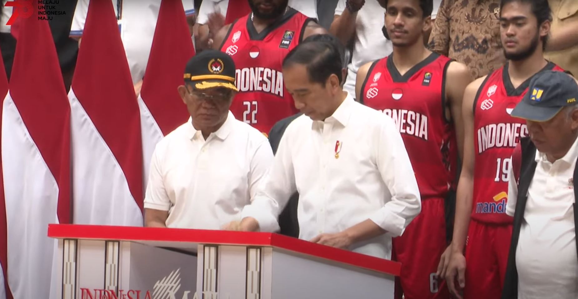Presiden RI, Joko Widodo meresmikan Indonesia Arena. Foto: setkab.go.id