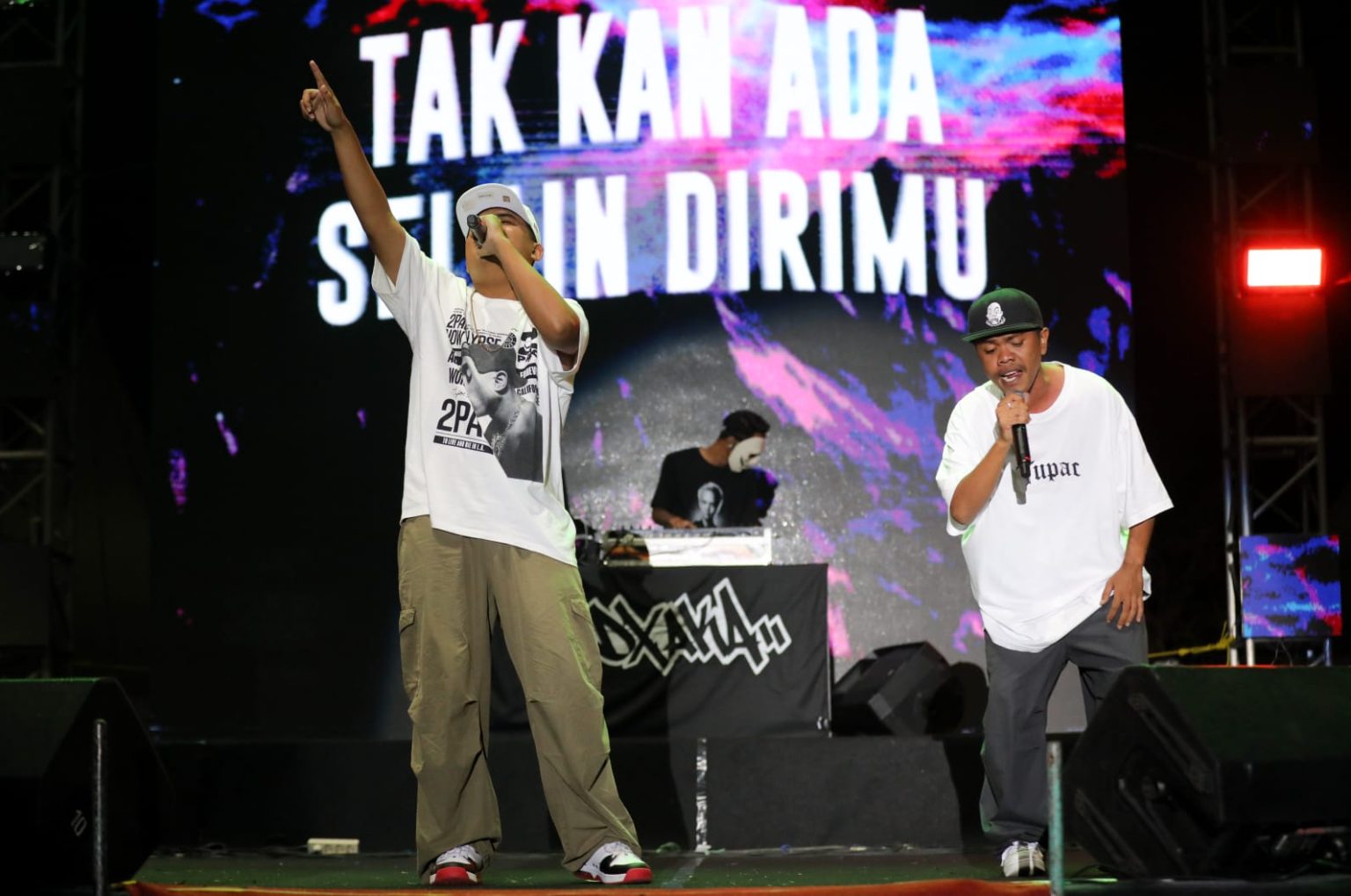 Grup Hip hop asal Yogyakarta, NDX tampil menghibur konser peringatan HUT ke-78 Jawa Tengah. Foto: jatengprov.go.id