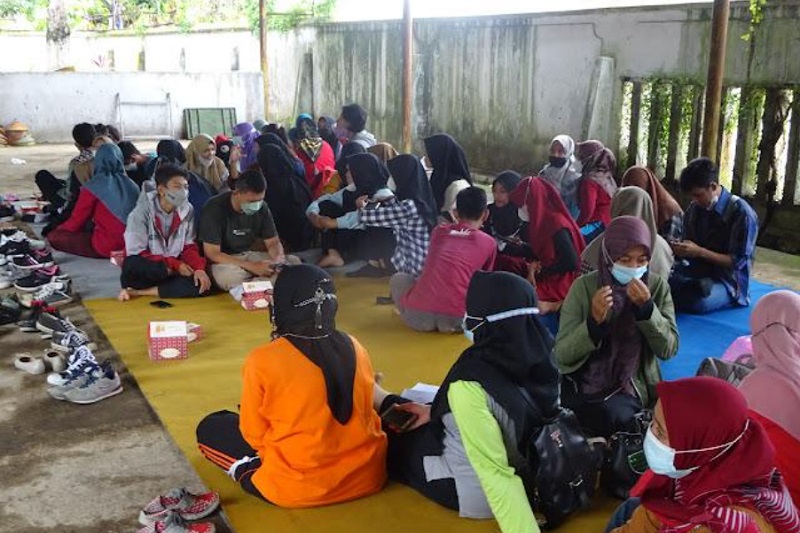 Pemerintah Kabupaten Pati mempersiapkan berbagai stand dan tenda untuk menampilkan produk dari Usaha Mikro Kecil Menengah (UMKM). Foto istimewa. 