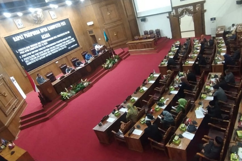 Rapat Paripurna di Gedung DPRD Pati. Foto istimewa