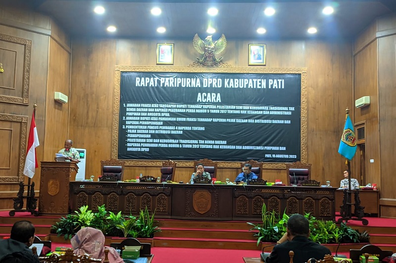  Rapat Paripurna di Gedung DPRD Pati. Foto istimewa