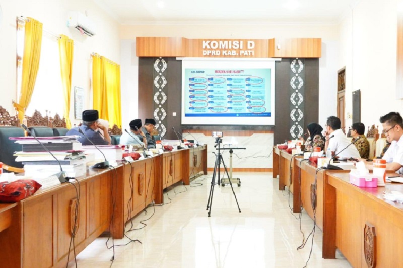 Komisi D DPRD Kabupaten Pati gelar audiensi bersama Balai Besar Penjaminan Mutu Pendidikan (BBPMP) Provinsi Jawa Tengah. Foto istimewa