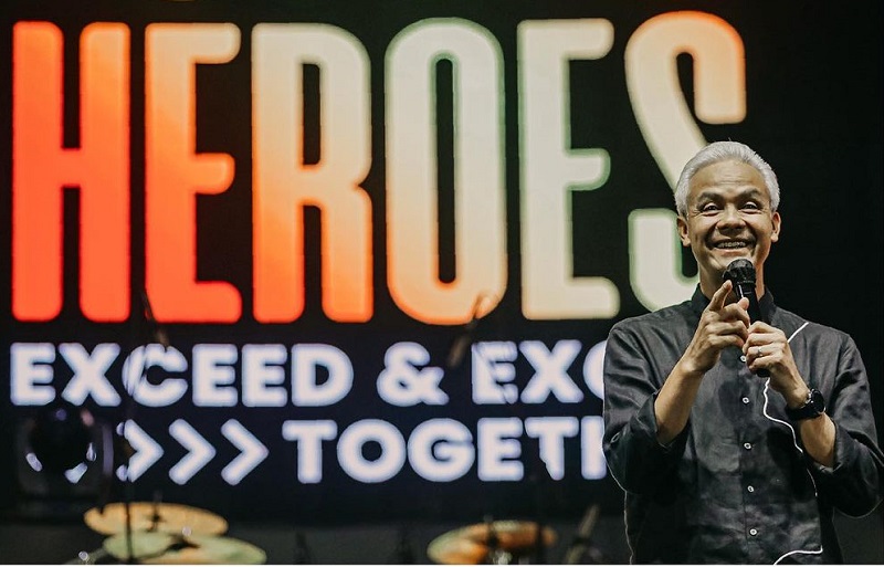 Calon presiden Ganjar Pranowo. Foto Instagram @ganjar_pranowo.