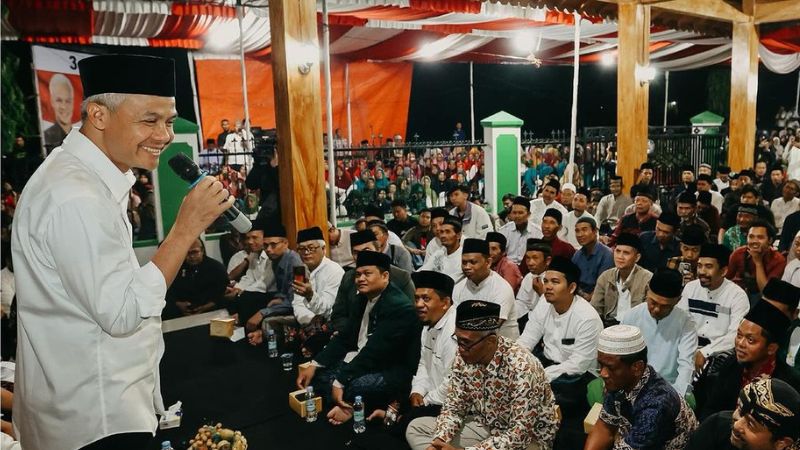 Calon presiden nomor urut 3, Ganjar Pranowo. Foto Instagram @ganjar_pranowo.