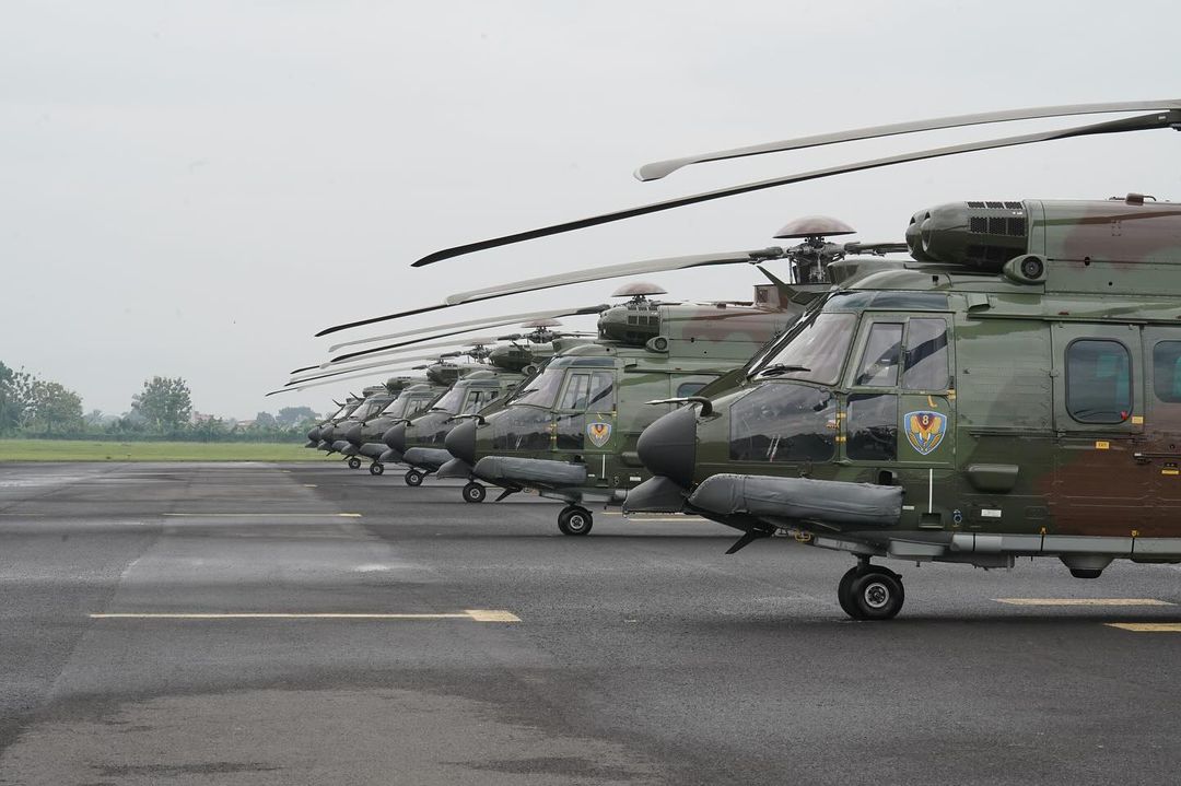 Ilustrasi helikopter TNI. Foto Instagram @prabowo.