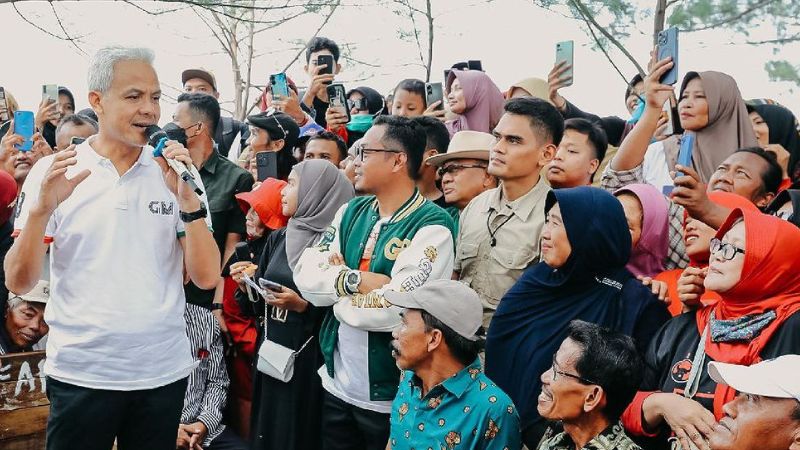 Calon presiden nomor urut 3, Ganjar Pranowo. Foto Instagram @ganjar_pranowo.