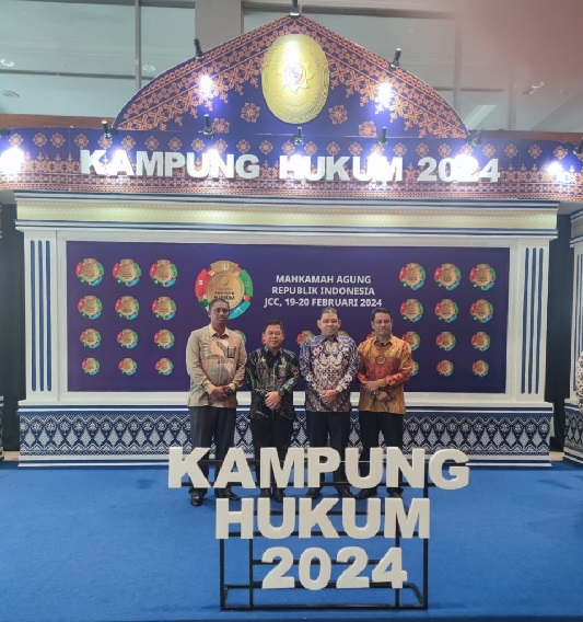 Mahkamah Agung menggelar Kampung Hukum. Foto istimewa