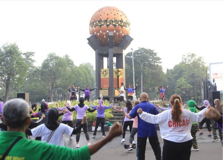 Pemkot Tangerang merutinkan car free day. Foto istimewa