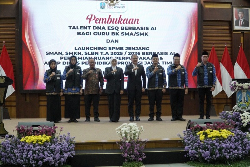 Gubernur Jatim Meluncurkan Talent DNA ESQ Berbasis AI untuk Guru BK SMA/SMK