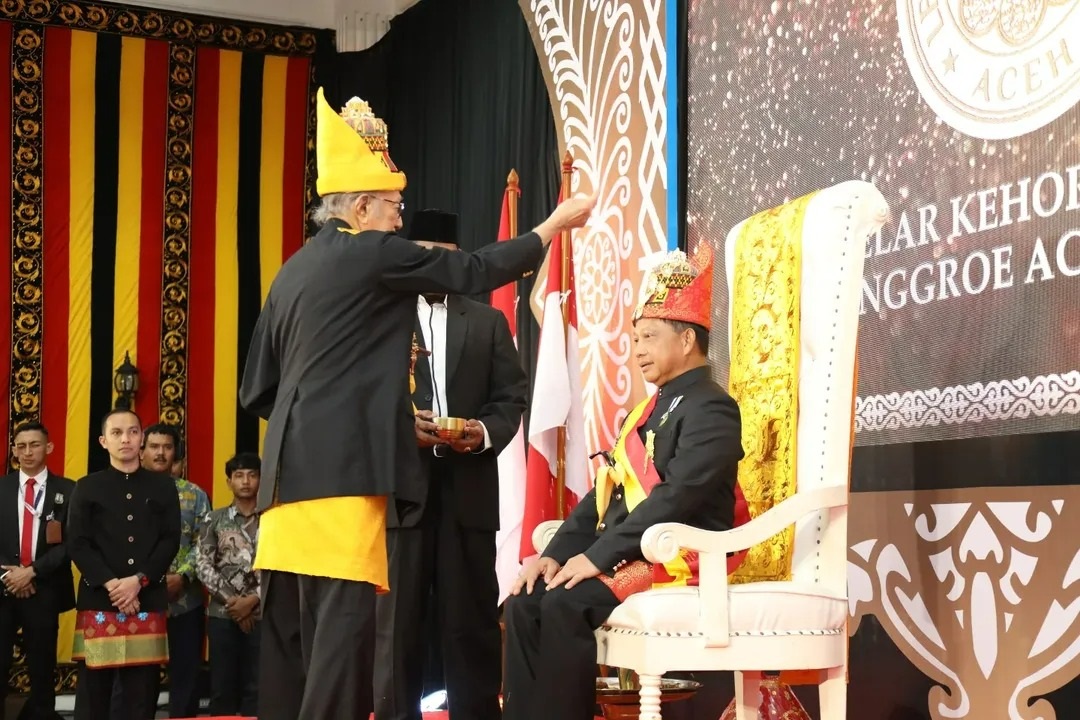 Mendagri Dianugerahi Gelar Kehormatan dari Wali Nanggroe Aceh